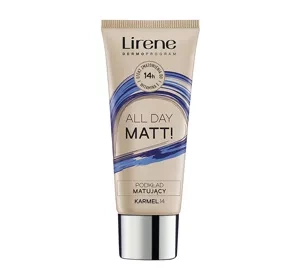 LIRENE NATURE MATTE MATTIFYING FOUNDATION 14 CARAMEL 30ML