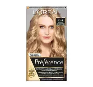 LOREAL RECITAL PREFERENCE PERMANENT HAIR DYE 8.3