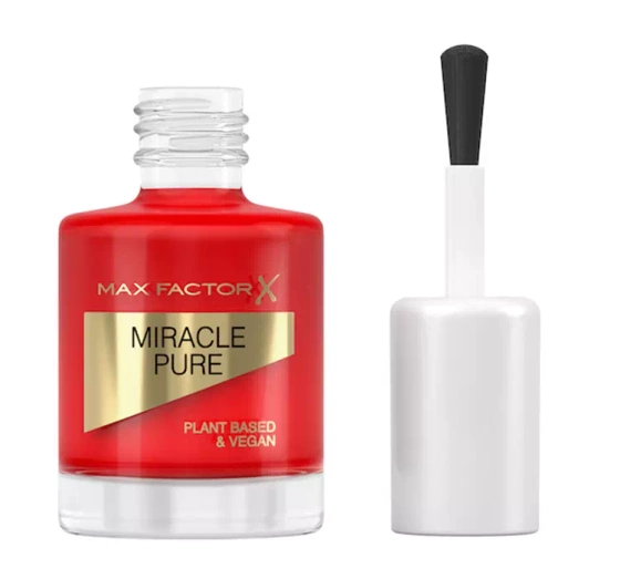 MAX FACTOR MIRACLE PURE NAIL POLISH 305 SCARLET POPPY 12ML