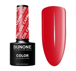 SUNONE COLOUR UV/LED GEL POLISH C06 CAPRI 5ML