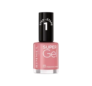 RIMMEL SUPER GEL NAIL GEL NAIL POLISH 035 POP PRINCESS PINK 12ML 