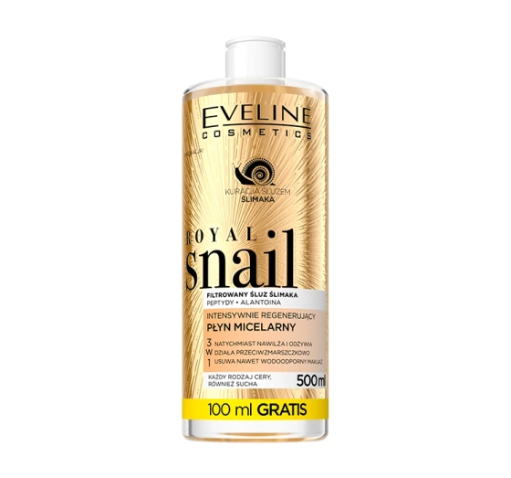 EVELINE ROYAL SNAIL INTENSIVELY REGENERATING MICELLAR WATER 500ML