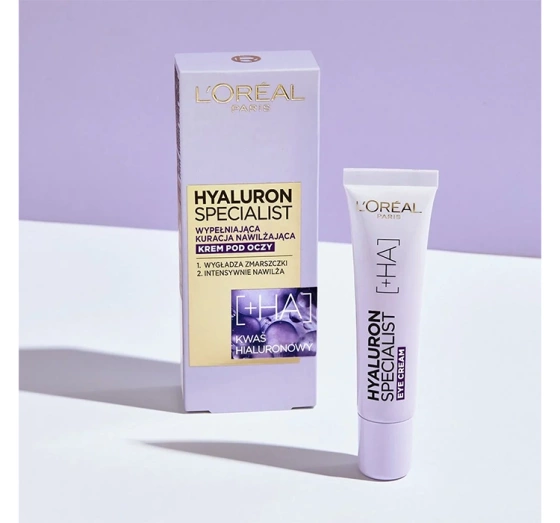 LOREAL HYALURON SPECIALIST ANTI-WRINKLE EYE CREAM 15ML