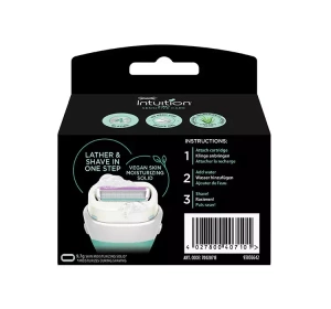 WILKINSON SWORD INTUITION SENSITIVE CARE BLADE REFILLS FOR WOMEN 3 PIECES