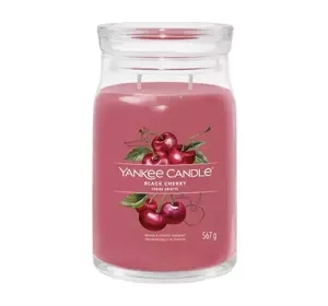 YANKEE CANDLE SIGNATURE SCENTED CANDLE BLACK CHERRY 567G