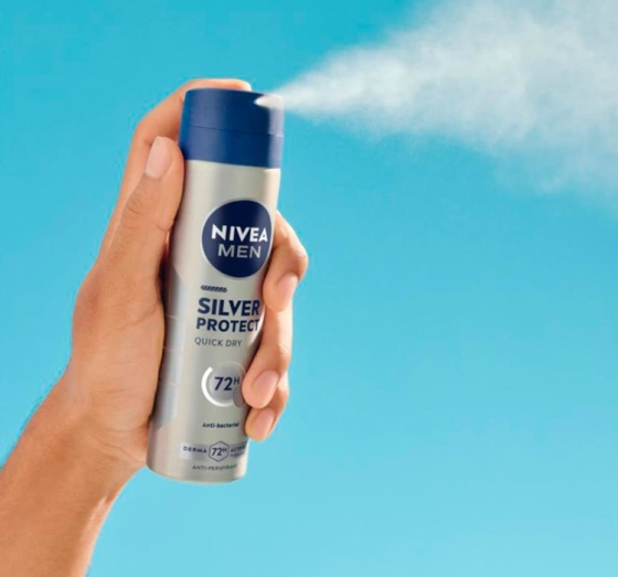 NIVEA MEN SILVER PROTECT ANTIPERSPIRANT FOR MEN SPRAY 250ML 