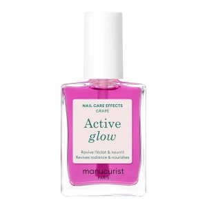 Manucurist Active Glow Nourishing Nail Polish Grape 15ml