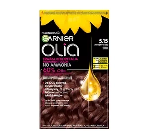 Garnier Olia permanent hair color no ammonia 5.15 Frosty Brown