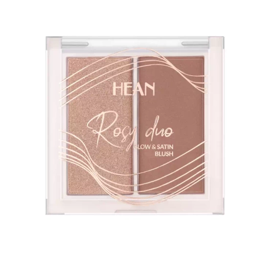 HEAN ROSY DUO CHEEK BLUSH IN TWO SHADES RD6 DREAMY 6G