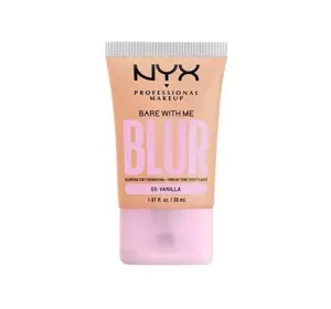 NYX PROFESSIONAL BARE WITH ME BLUR TINT FOUNDATION FOUNDATION 05 VANILLA 30ML