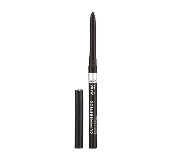 AVON TRUE COLOUR GLIMMERSTICK EYELINER EYE PENCIL BLACKEST BLACK 0.28G