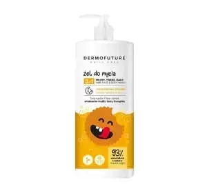 DERMOFUTURE DAILY CARE 3IN1 WASH GEL FOR CHILDREN 1+ COOKIE DELICIOUSNESS 500ML