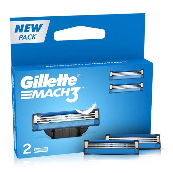 GILLETTE MACH3 BLADE REFIILLS 2 PCS