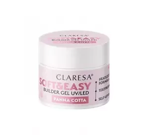 CLARESA SOFT & EASY BUILDER GEL UV/LED PANNA COTTA 12G