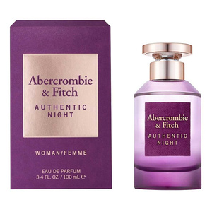ABERCROMBIE & FITCH AUTHENTIC NIGHT WOMAN PERFUMED WATER SPRAY 100ML