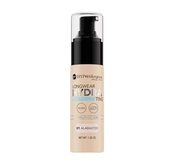 BELL HYPOALLERGENIC LONGWEAR HYDRATING BALM FOUNDATION WITH HYALURONIC ACID 01 30G