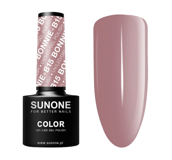 SUNONE COLOUR UV/LED GEL POLISH B15 BONNIE 5ML	