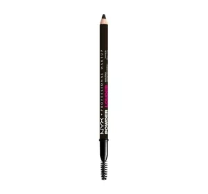 NYX PROFESSIONAL MAKEUP POWDER LOUDER EYEBROW PENCIL 09 BLACK 1.15G
