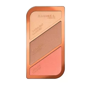 RIMMEL KATE PALETTE HIGHLIGHTER BRONZER BLUSH 002