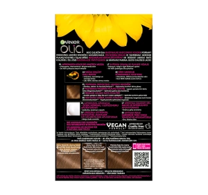 GARNIER OLIA PERMANENT HAIR COLOR NO AMMONIA 6.0 LIGHT BROWN