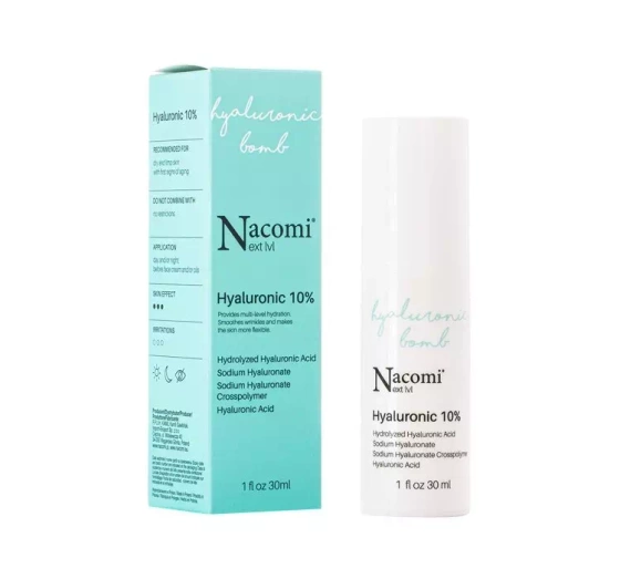 NACOMI NEXT LEVEL HYALURONIC BOMB HYALURONIC ACID 10% FACE SERUM 30ML