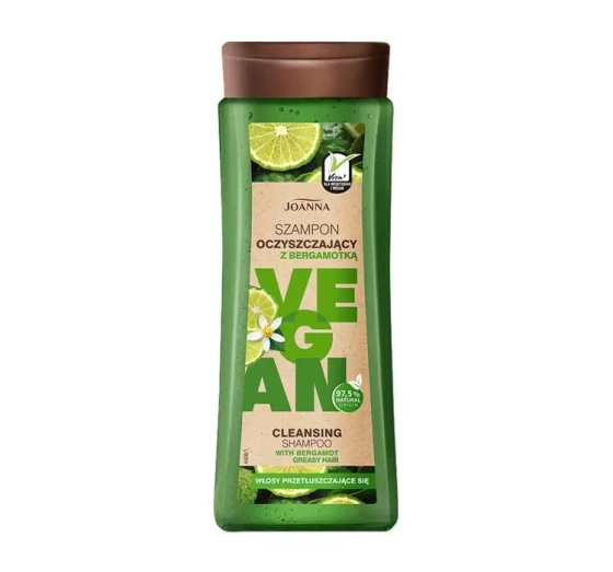 JOANNA VEGAN CLEANSING SHAMPOO WITH BERGAMOT 300ML