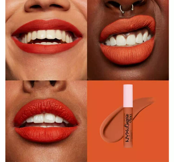 NYX PROFESSIONAL MAKEUP LIP LINGERIE XXL LIQUID LIPSTICK 26 GETTIN' CALIENTE 4ML