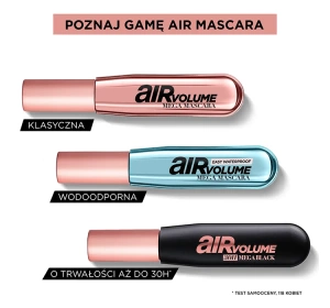 LOREAL AIR VOLUME MASCARA BLACK 9.4ML