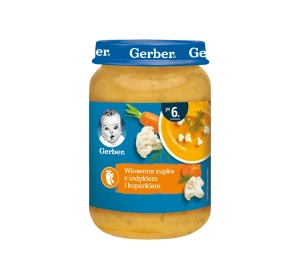 Gerber dinner after 6 months Spring soup with turkey and dill 190g