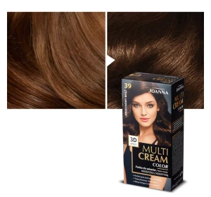 JOANNA MULTI CREAM COLOR PERMANENT HAIR DYE 39 NUT BROWN