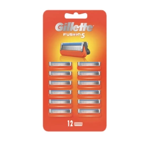 Gillette Fusion 5 Men's Razor Blade Refills Pack of 12