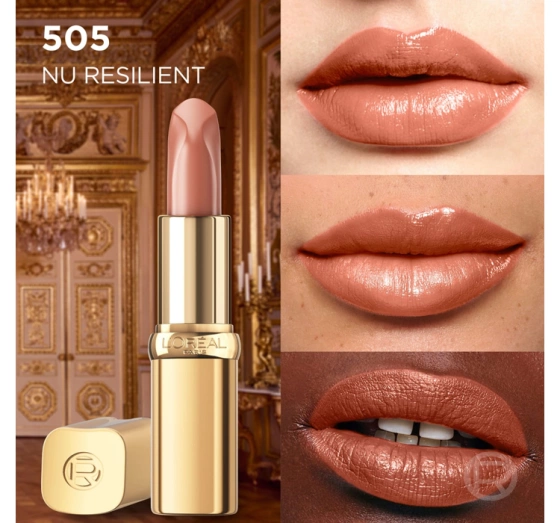 LOREAL COLOR RICHE LIPSTICK 505 NU RESILIENT 4.7G