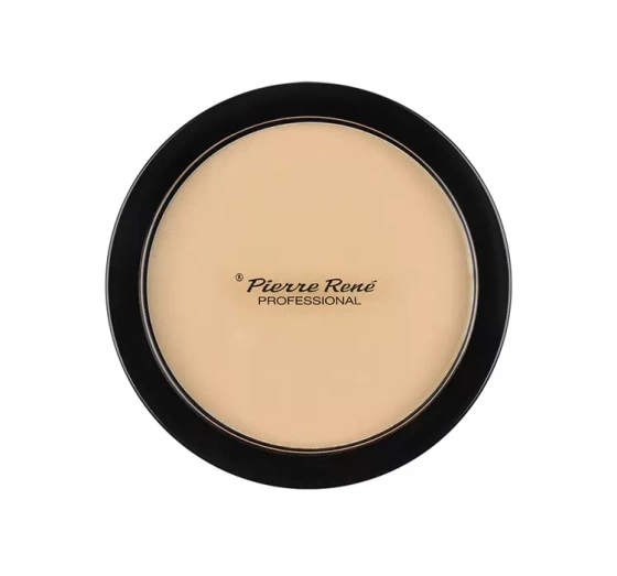 PIERRE RENE COMPACT POWDER SPF 25 PRESSED FACE POWDER 102 WARM IVORY 8G