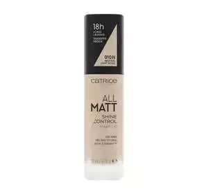 CATRICE ALL MATT SHINE CONTROL FACE FOUNDATION 010N NEUTRAL LIGHT BEIGE 30ML