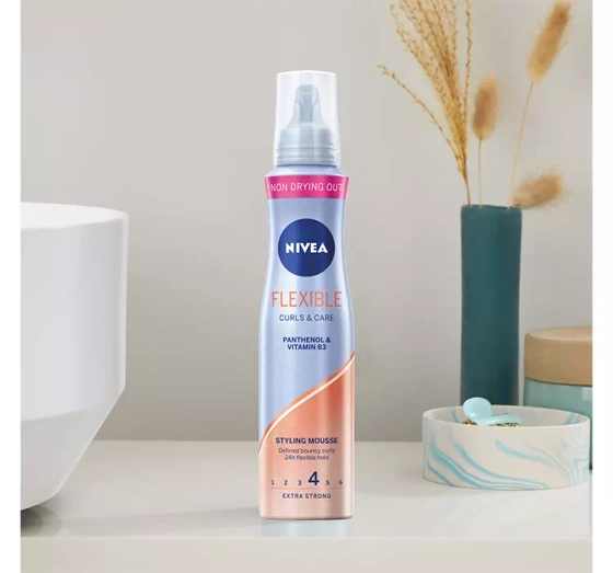 NIVEA FLEXIBLE CURLS&CARE MOUSSE 150ML