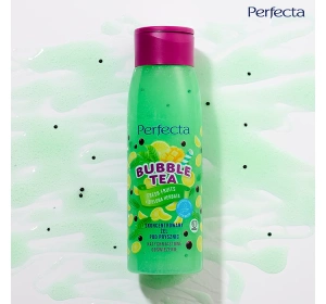 PERFECTA BUBBLE TEA SHOWER GEL FRESH FRUITS + GREEN TEA 400G