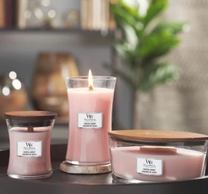 WOODWICK LARGE JAR CANDLE SCENTED CANDLE COASTAL SUNSET 610G