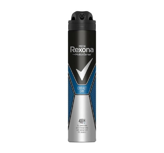 REXONA MEN ANTIPERSPIRANT SPRAY COBALT DRY 200ML