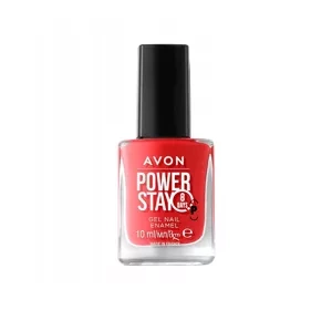 AVON SUPER STAY GEL NAIL ENAMEL DESIGNER RED 10ML