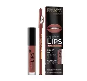 EVELINE OH MY LIPS LIQUID LIPSTICK AND LIP LINER 8