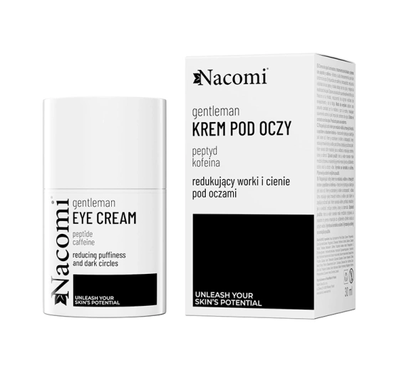 Click on photo to zoom it NACOMI GENTLEMAN REDUCING PUFFINESS & DARK CIRCLES EYE CREAM 30ML