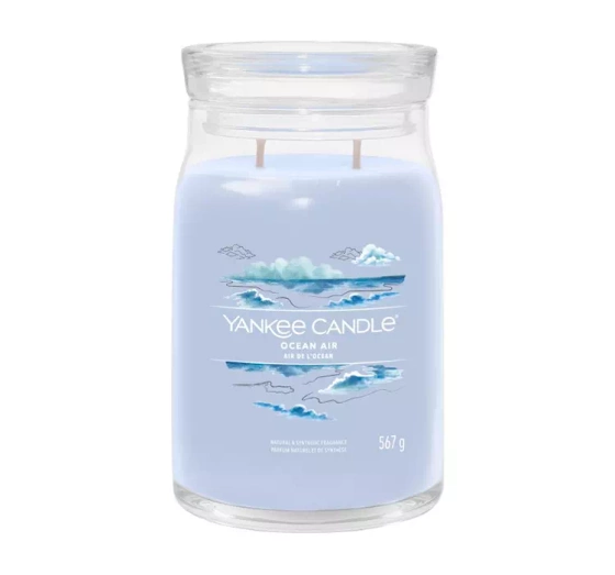 YANKEE CANDLE SIGNATURE SCENTED CANDLE OCEAN AIR  567G