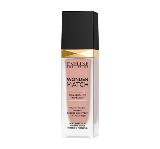 EVELINE WONDER MATCH LUXURIOUS SMOOTHING FOUNDATION 45 HONEY 30ML