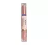 MOIRA TOTAL MATCH DUAL-ENDED LIQUID EYESHADOW 02 PEACHES&CREAM 3G