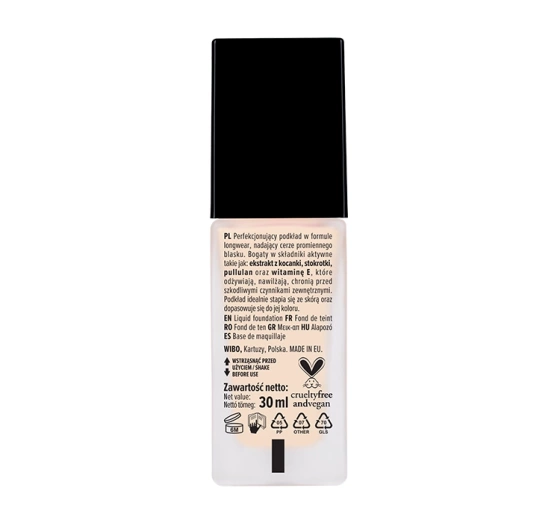 WIBO SKIN PERFECTOR FACE FOUNDATION 1C ALABASTER 30ML