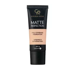 GOLDEN ROSE MATTE PERFECTION FULL COVERAGE FOUNDATION SPF15 C1 35ML