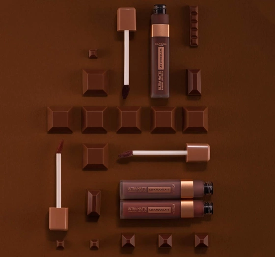 LOREAL LES CHOCOLATS MATT LIQUID LIPSTICK 852 BOX OF CHOCOLATES 7.6ML