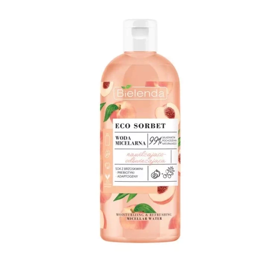 BIELENDA ECO SORBET PEACH MICELLAR WATER 500ML