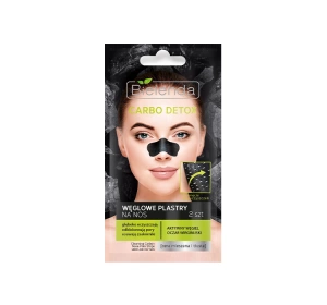 Bielenda Carbo Detox Charcoal Nose Strips, Pack of 2