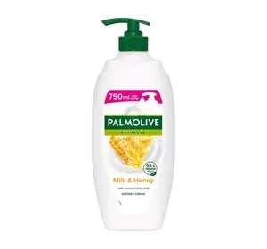 PALMOLIVE NATURALS SHOWER GEL MILK & HONEY WITH PUMP  750ML